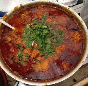 Chicken wing curry