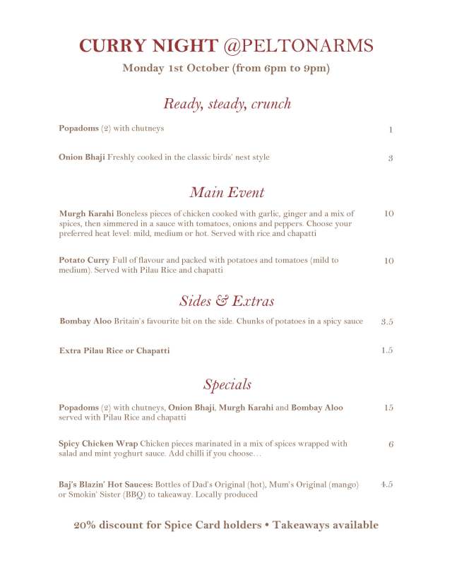 Menu 1 Oct Menu